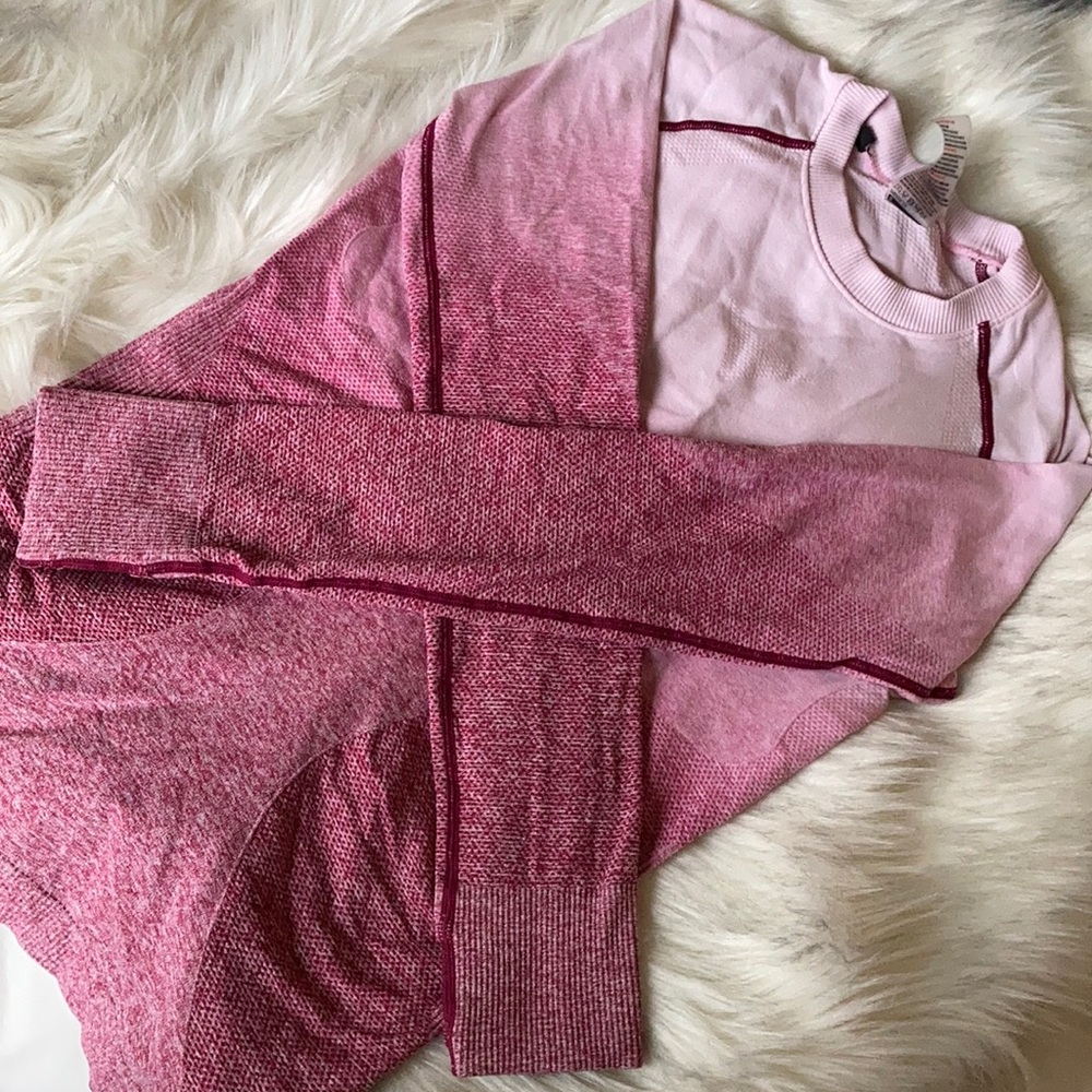 Gymshark Ombré Seamless Pink Full Longsleeve